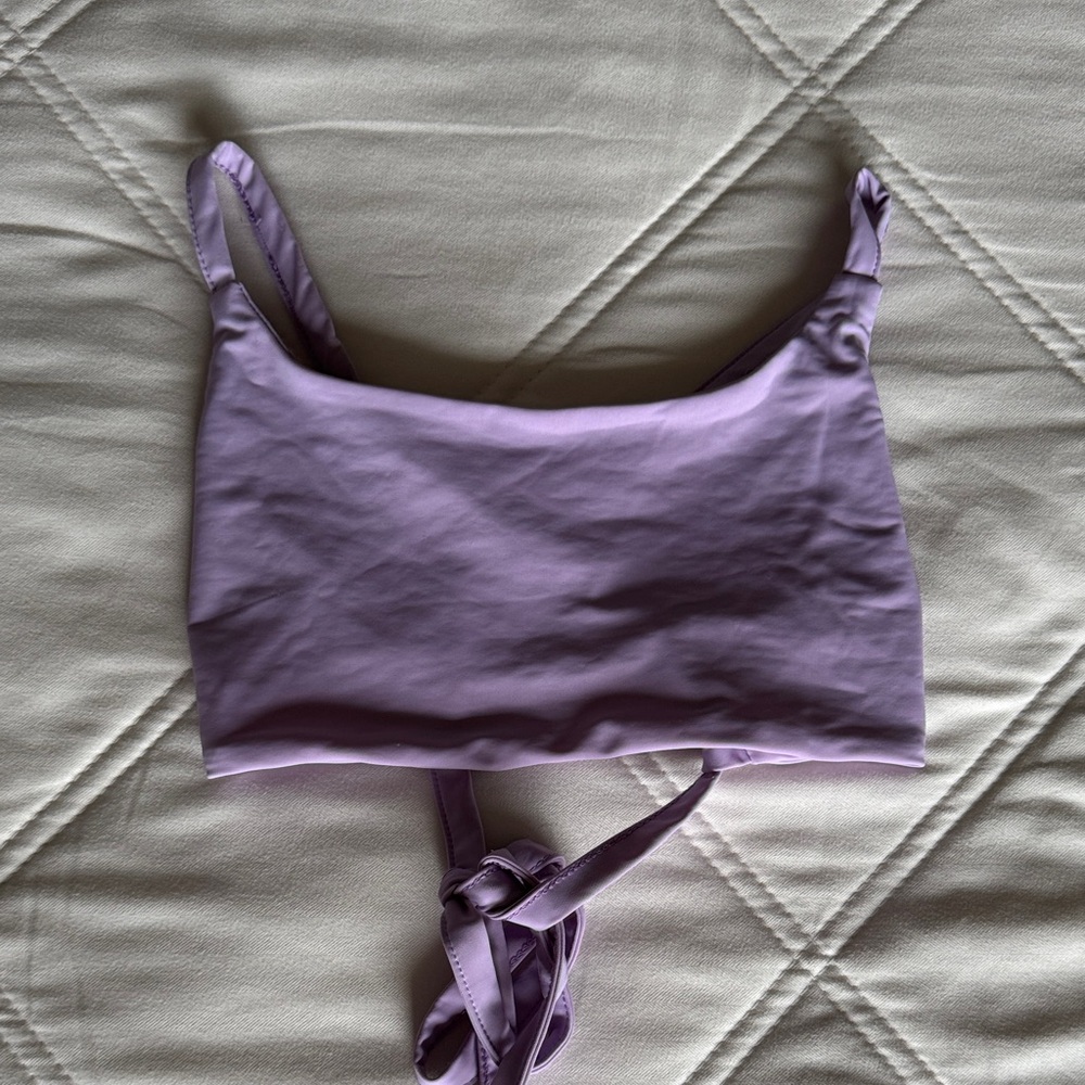 Tiger Mist Lavender Crop Top